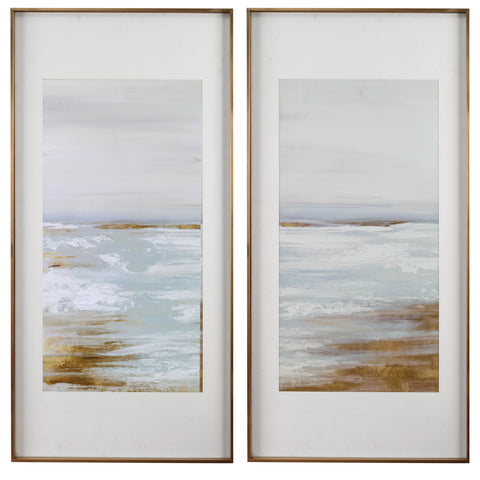 Uttermost Coastline Framed Prints, S/2