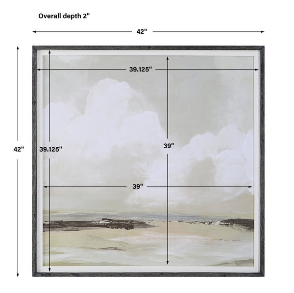 Uttermost Soft Clouds Framed Print