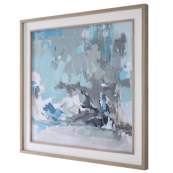 Uttermost Misty Moonlight Abstract Framed Print