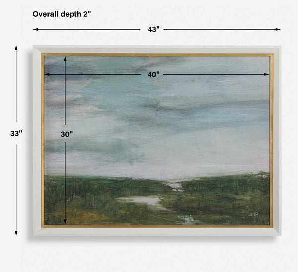 Uttermost The Path Of The Water Framed Print