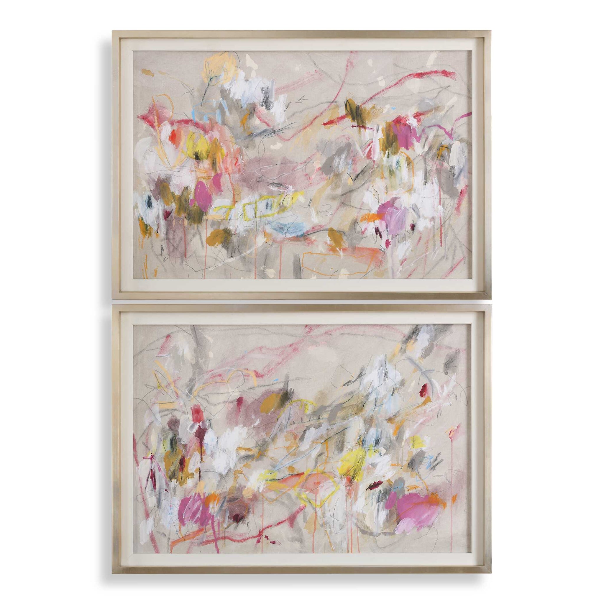 Uttermost Metropolitan Rush Abstract Prints Set/2