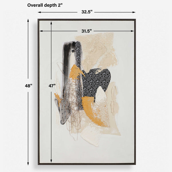 Uttermost Scatter Abstract Hand Painted Canvas Art