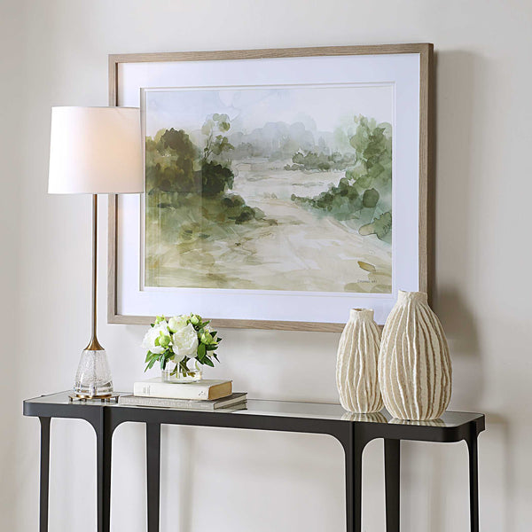 Uttermost Verdant Watercolor Landscape Print
