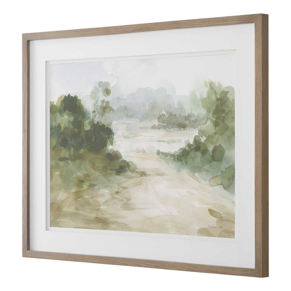 Uttermost Verdant Watercolor Landscape Print