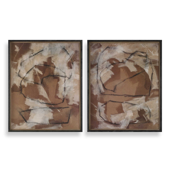 Uttermost Rush & Dash Framed Prints Set/2