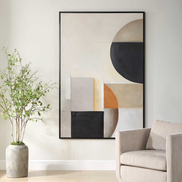 Uttermost Western Hemisphere Hand Painted Canvas