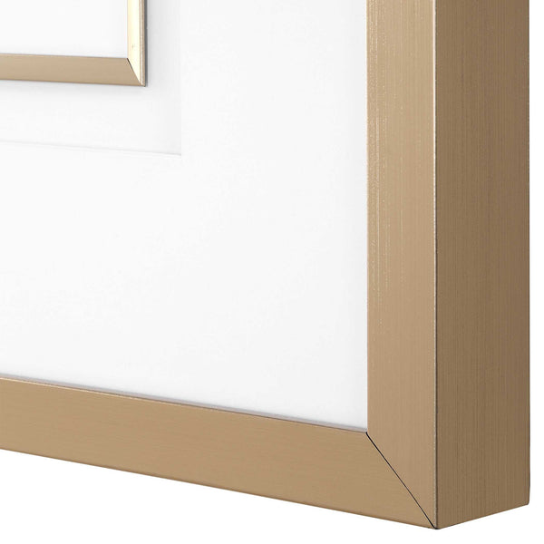 Uttermost Fiddle Head Leaf Botanical Prints Set/4