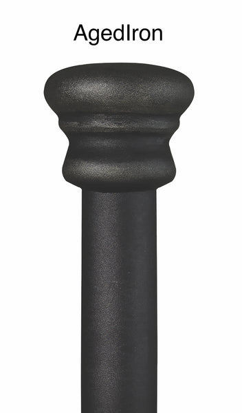 Braden Iron Bed (Shown in Aged Iron)