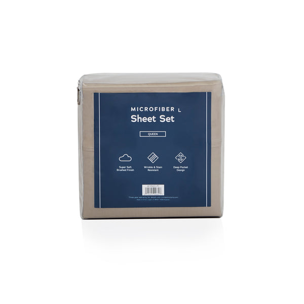 Double-Brushed Microfiber Sheet Set