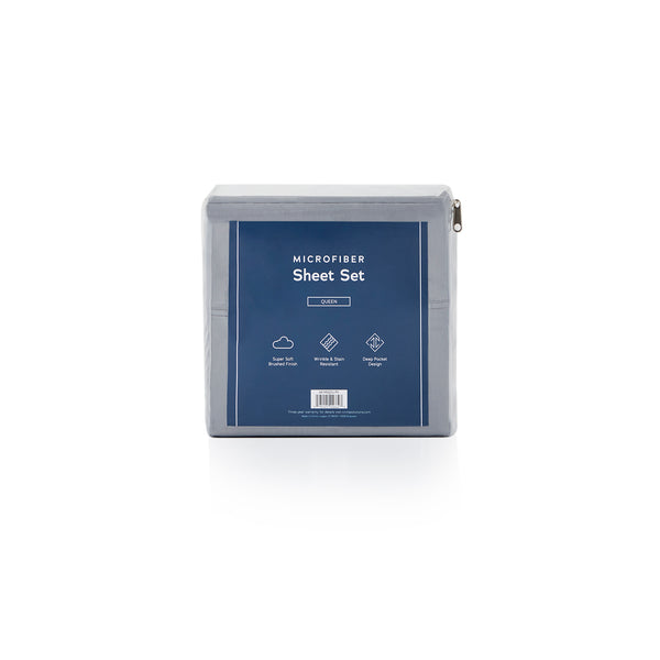 Double-Brushed Microfiber Sheet Set