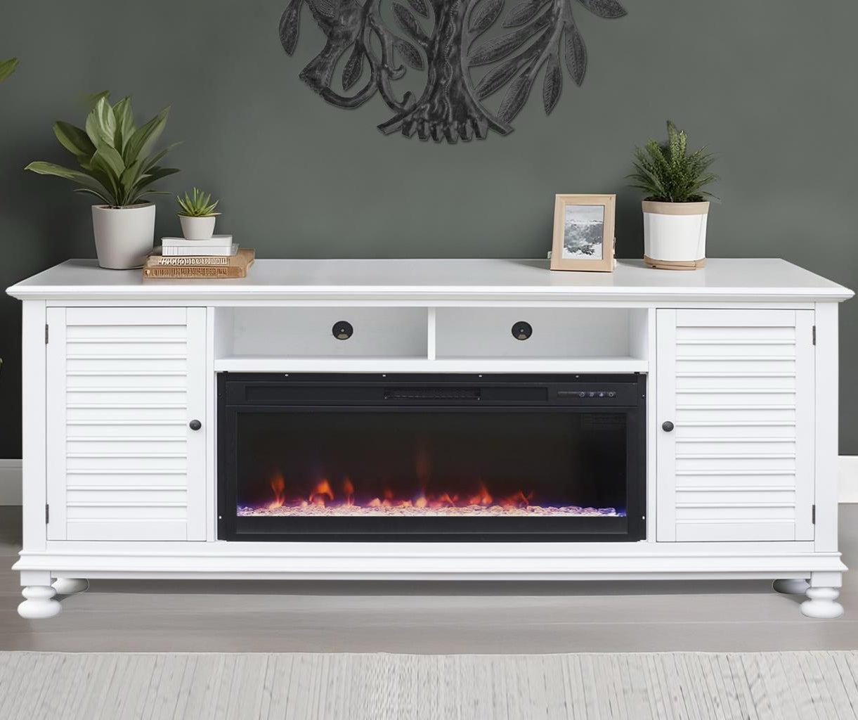 Coastal Cove Fireplace TV Console