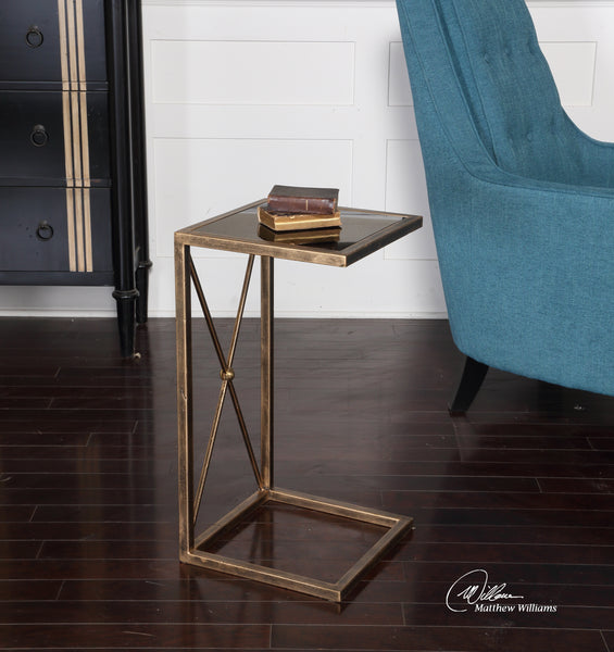 Uttermost Zafina Gold Accent Table