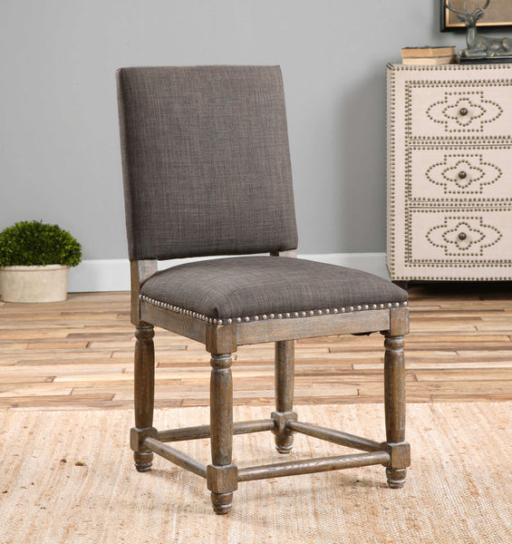 Uttermost Laurens Gray Accent Chair