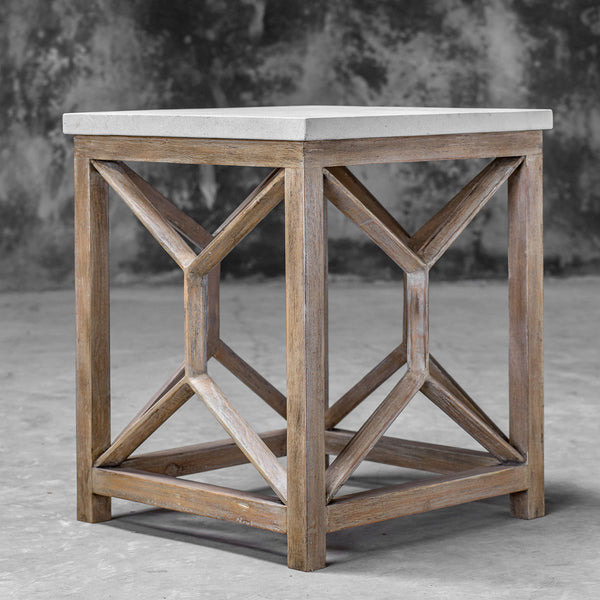 Uttermost Catali Stone End Table