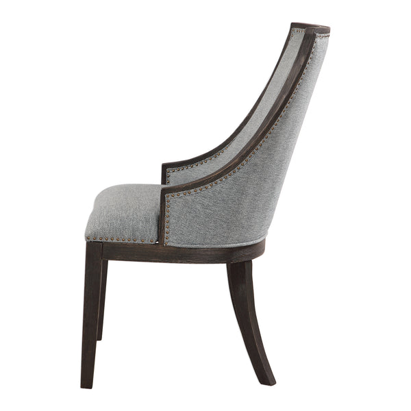 Uttermost Janis Ebony Accent Chair