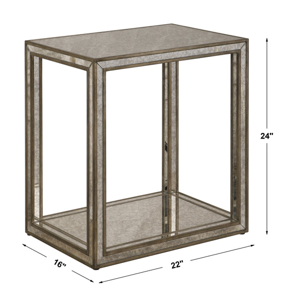 Uttermost Julie Mirrored End Table