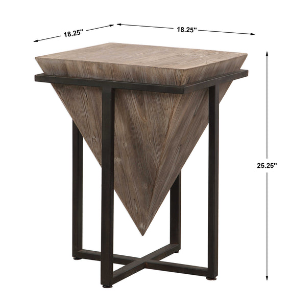 Uttermost Bertrand Wood Accent Table