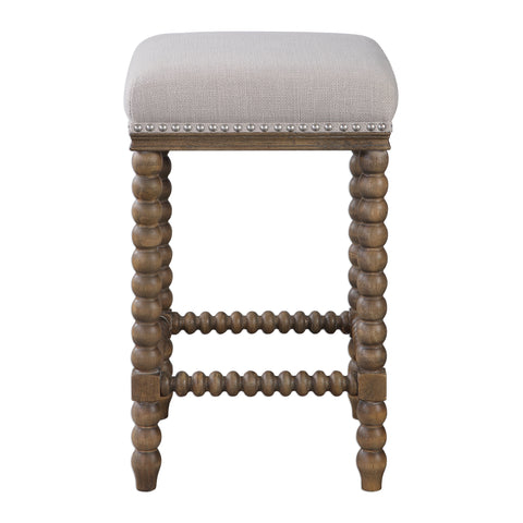 Uttermost Pryce Wooden Counter Stool