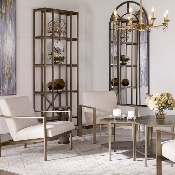 Uttermost Karishma Antique Gold Etagere