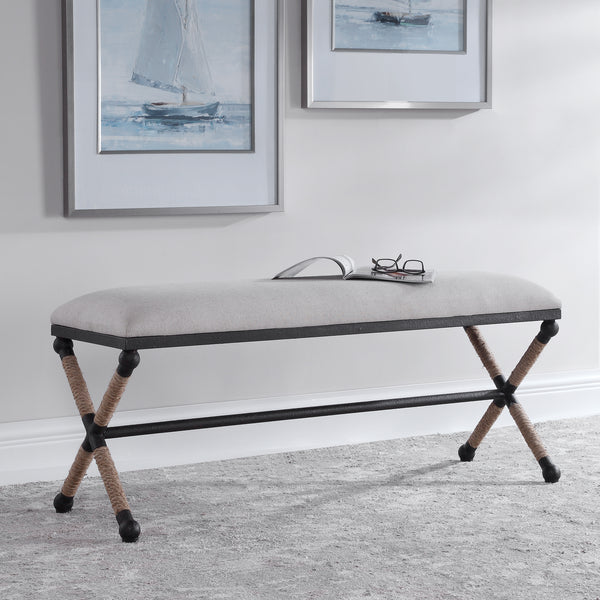 Uttermost Firth Oatmeal Bench