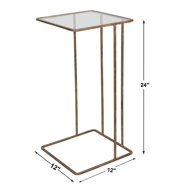 Uttermost Cadmus Gold Accent Table