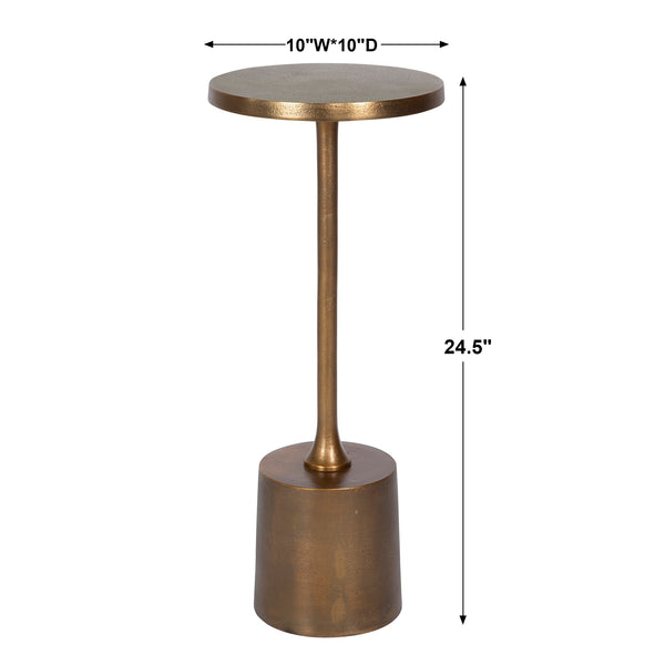 Uttermost Sanaga Drink Table Gold