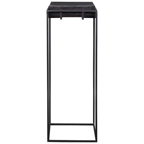 Uttermost Telone Black Large Pedestal