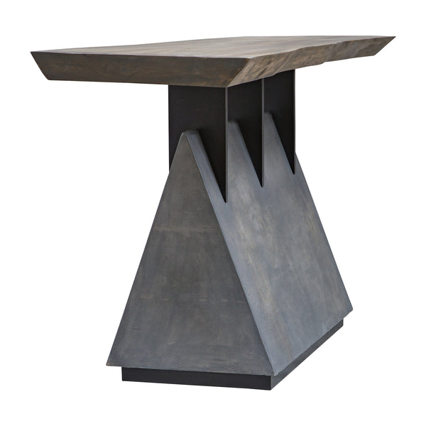 Uttermost Vessel Industrial Console Table