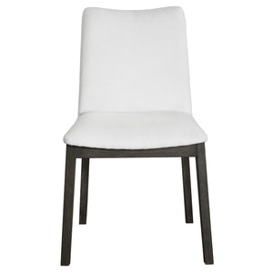 Uttermost Delano White Armless Chair S/2