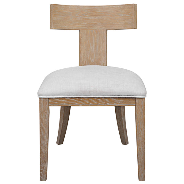 Uttermost Idris Armless Chair Natural