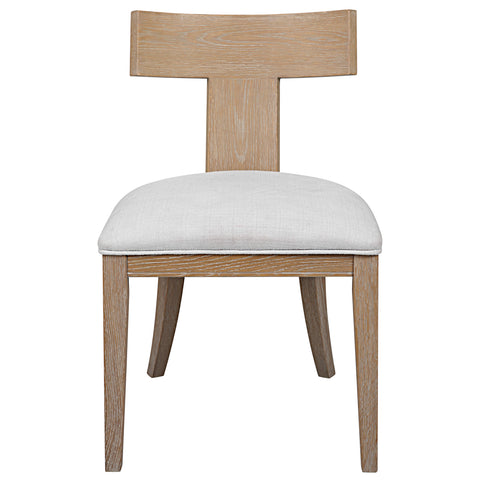 Uttermost Idris Armless Chair Natural