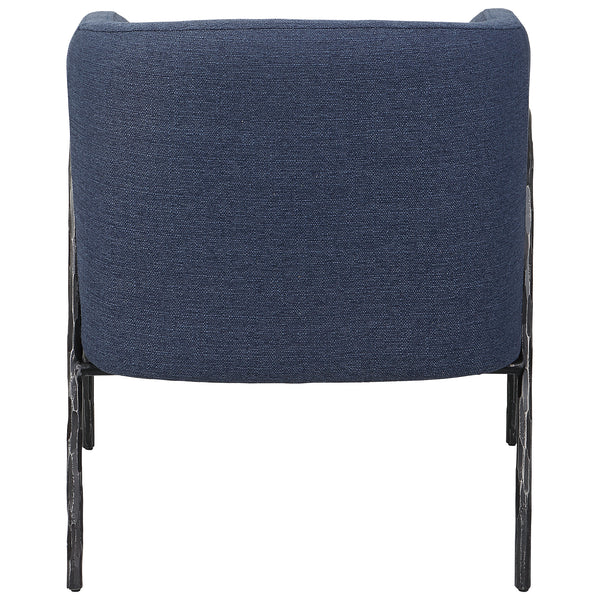 Uttermost Jacobsen Denim Barrel Chair