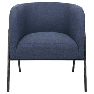 Uttermost Jacobsen Denim Barrel Chair