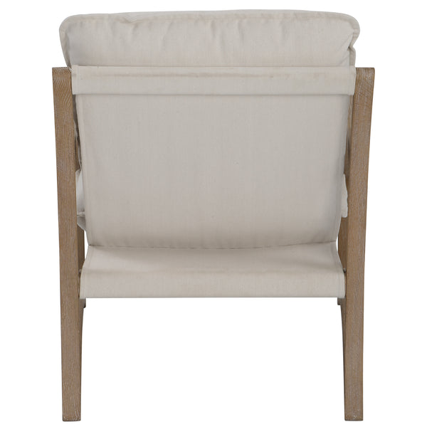 Uttermost Melora Solid Oak Accent Chair