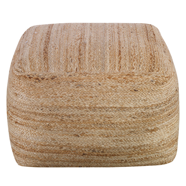 Uttermost Camden Braided Hemp Pouf