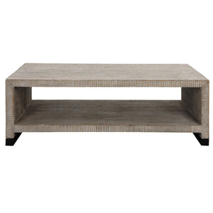 Uttermost Bosk White Washed Coffee Table