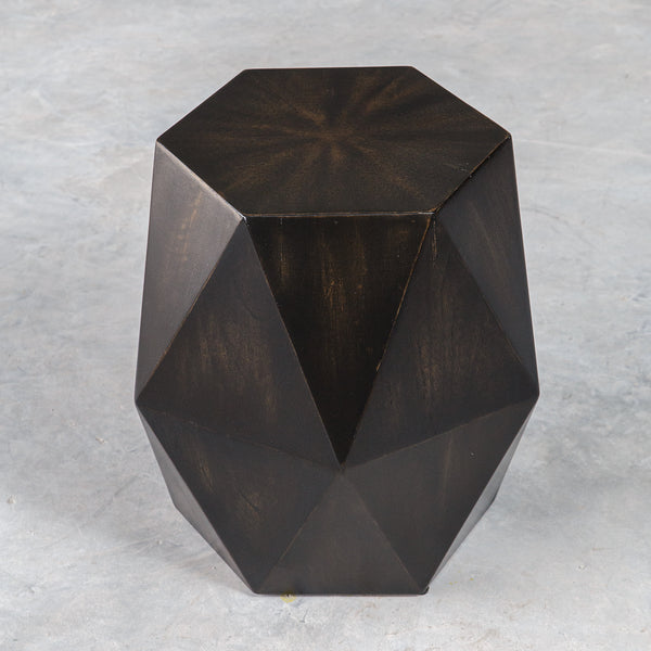 Uttermost Volker Black Geometric Accent Table