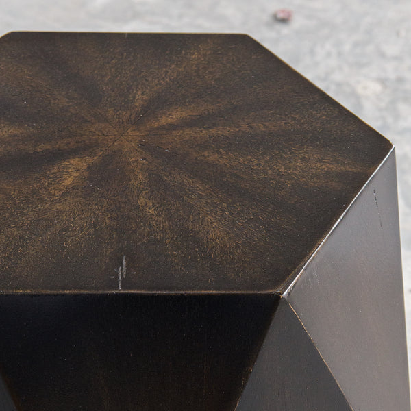 Uttermost Volker Black Geometric Accent Table