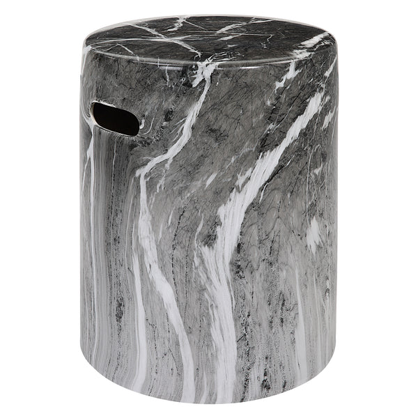 Uttermost Marvel Marbled Garden Stool