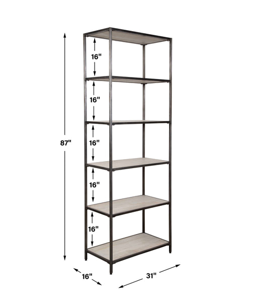 Uttermost Baldwin Industrial Etagere