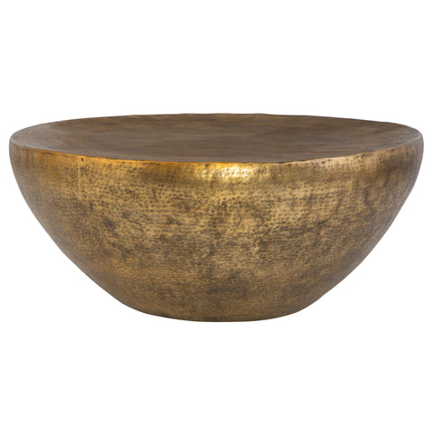 Uttermost Gilded Dome Gold Coffee Table