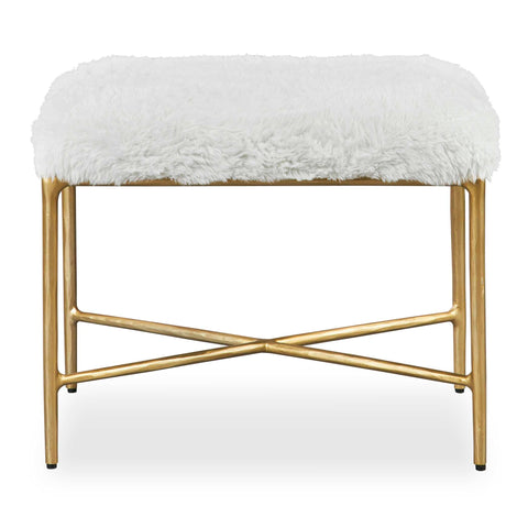Uttermost Charmed Sheepskin Small Bench