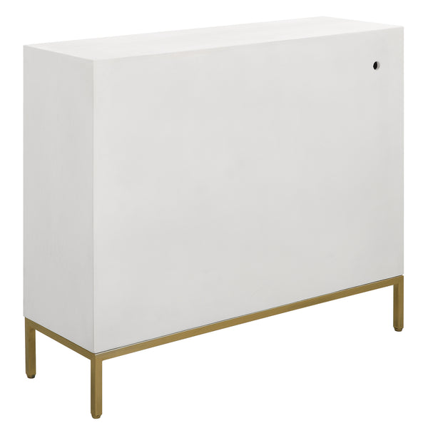 Uttermost Front Range White 2 Door Cabinet