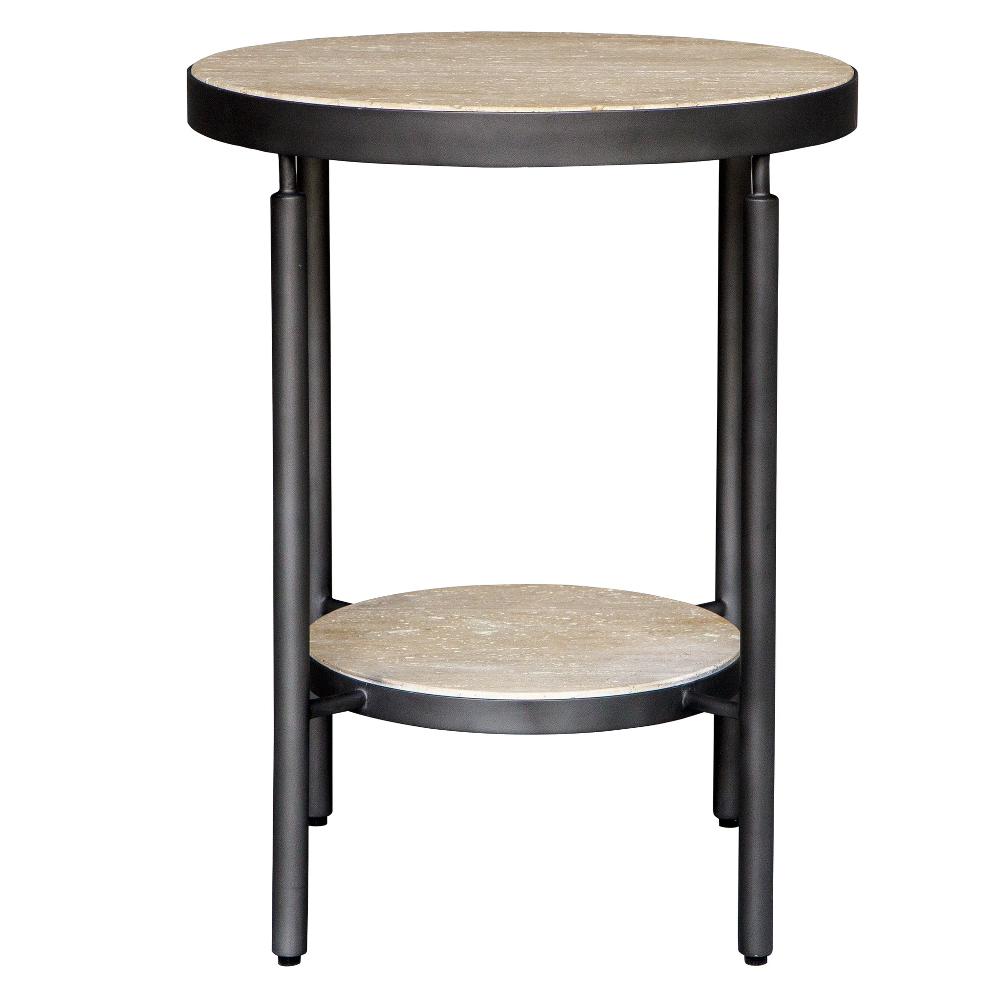 Uttermost Dauntless Travertine Side Table