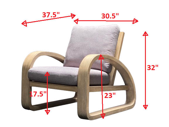 Uttermost Barbora Wooden Accent Chair