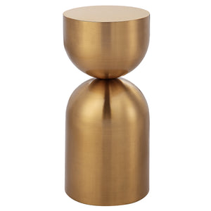 Uttermost Golden Vessel Modern Accent Table