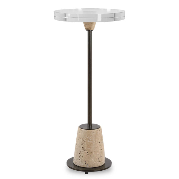 Uttermost Arthur Crystal Drink Table