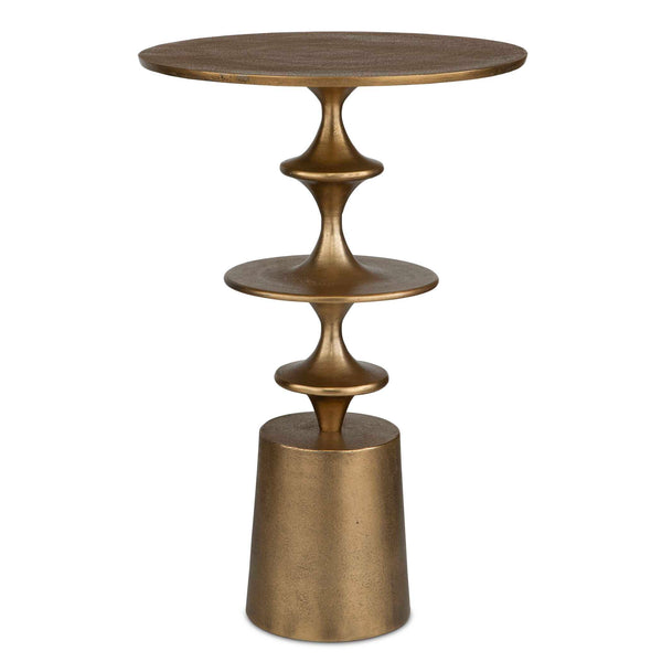 Uttermost Flight Brass Accent Table