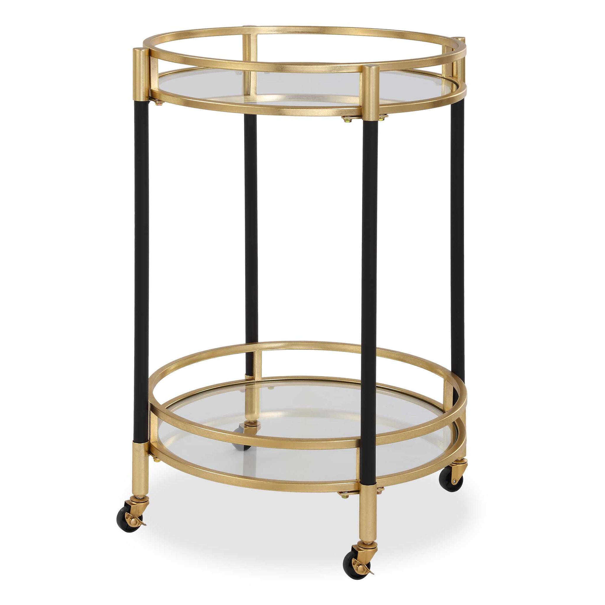 Uttermost Dolly Round Bar Cart