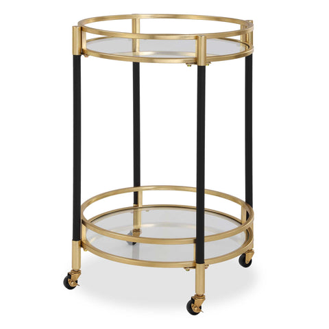 Uttermost Dolly Round Bar Cart